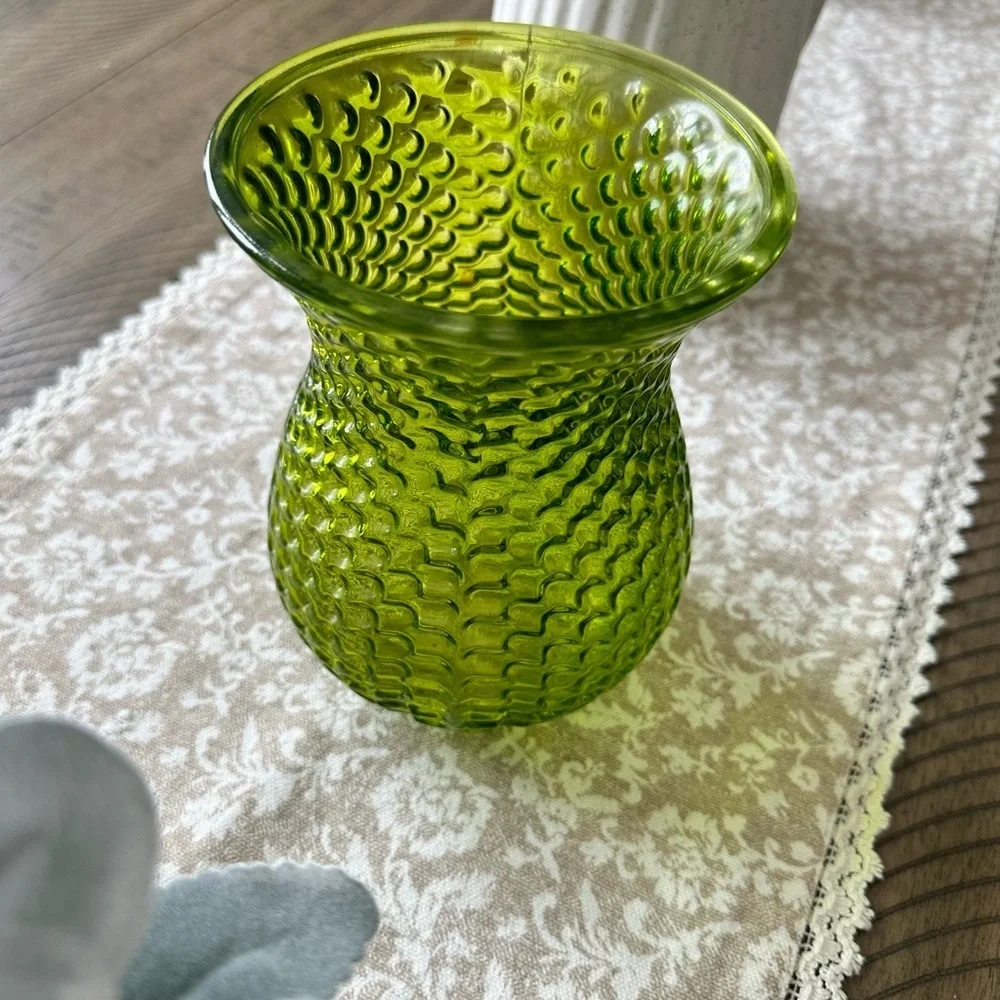 Vintage Green Vase